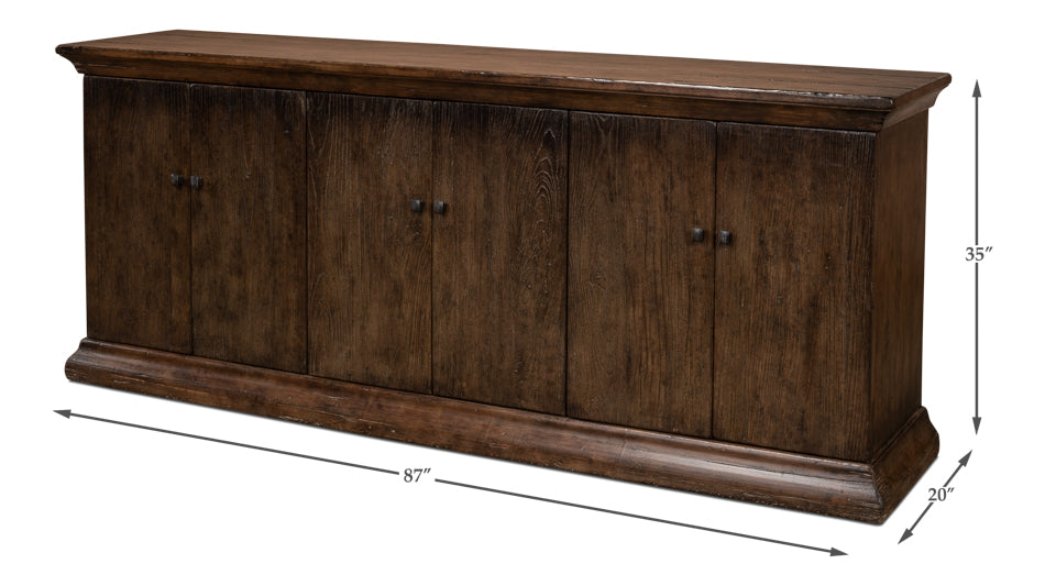 Provincial Storage Sideboard by Sarreid Ltd - view 12