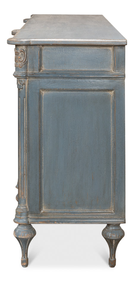 Lilac Sideboard, Blue Finish by Sarreid Ltd - view 9
