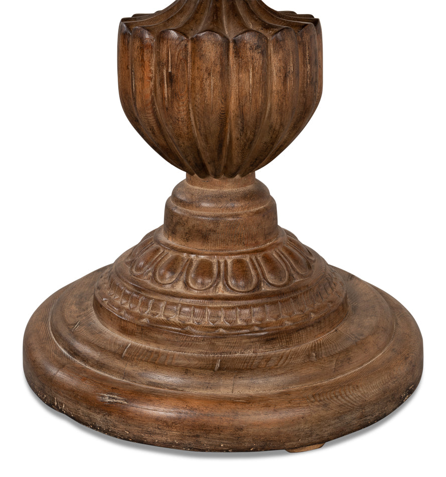 Renaissance Pedestal Dining Table,40"Top by Sarreid Ltd - view 9