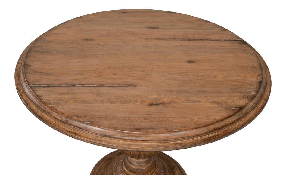 Renaissance Pedestal Dining Table,40"Top by Sarreid Ltd - view 4