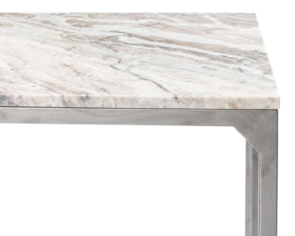 Open Desk With Shelves, Marble Top by Sarreid Ltd - view 7