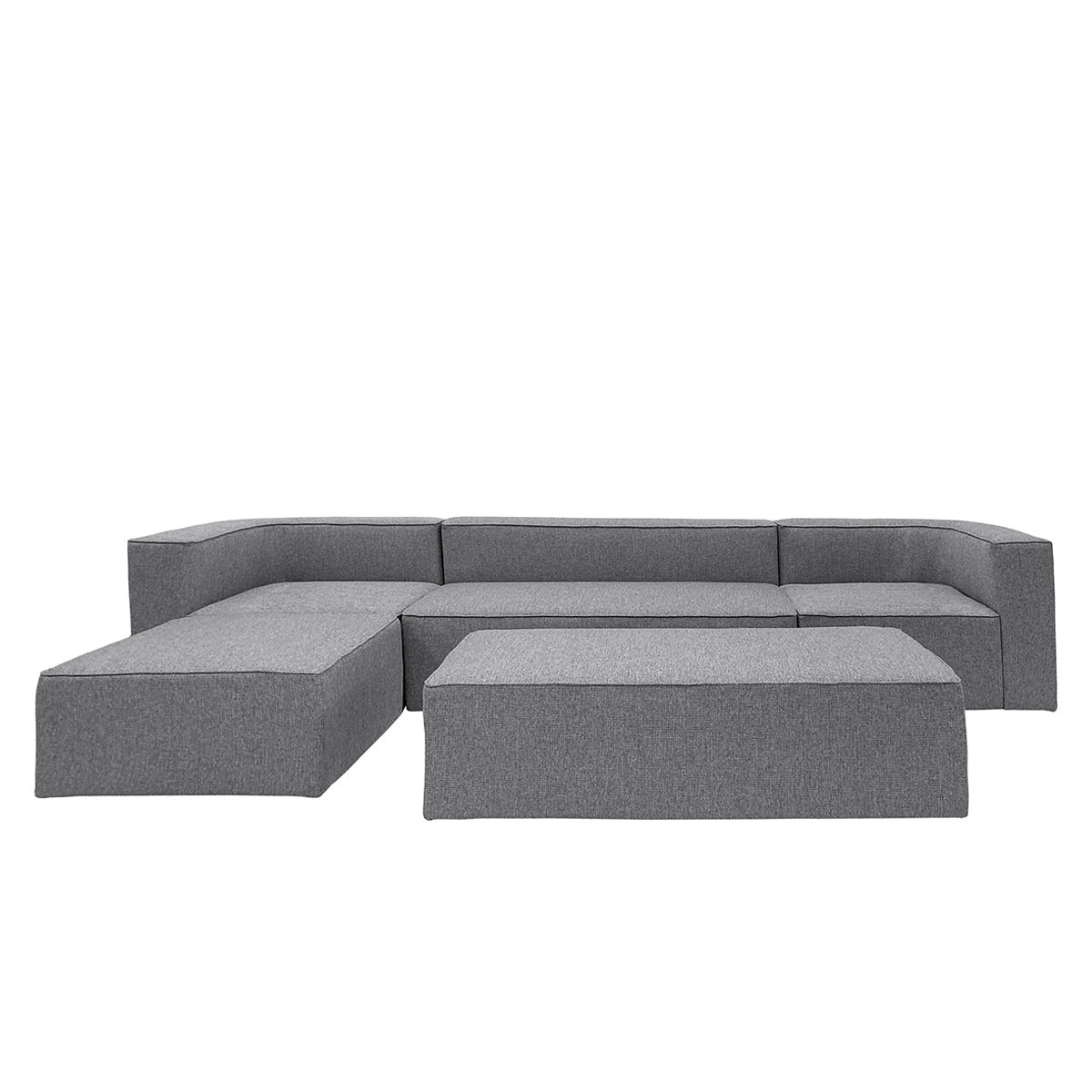 Malibu Upholstered Rectangle Ottoman Small