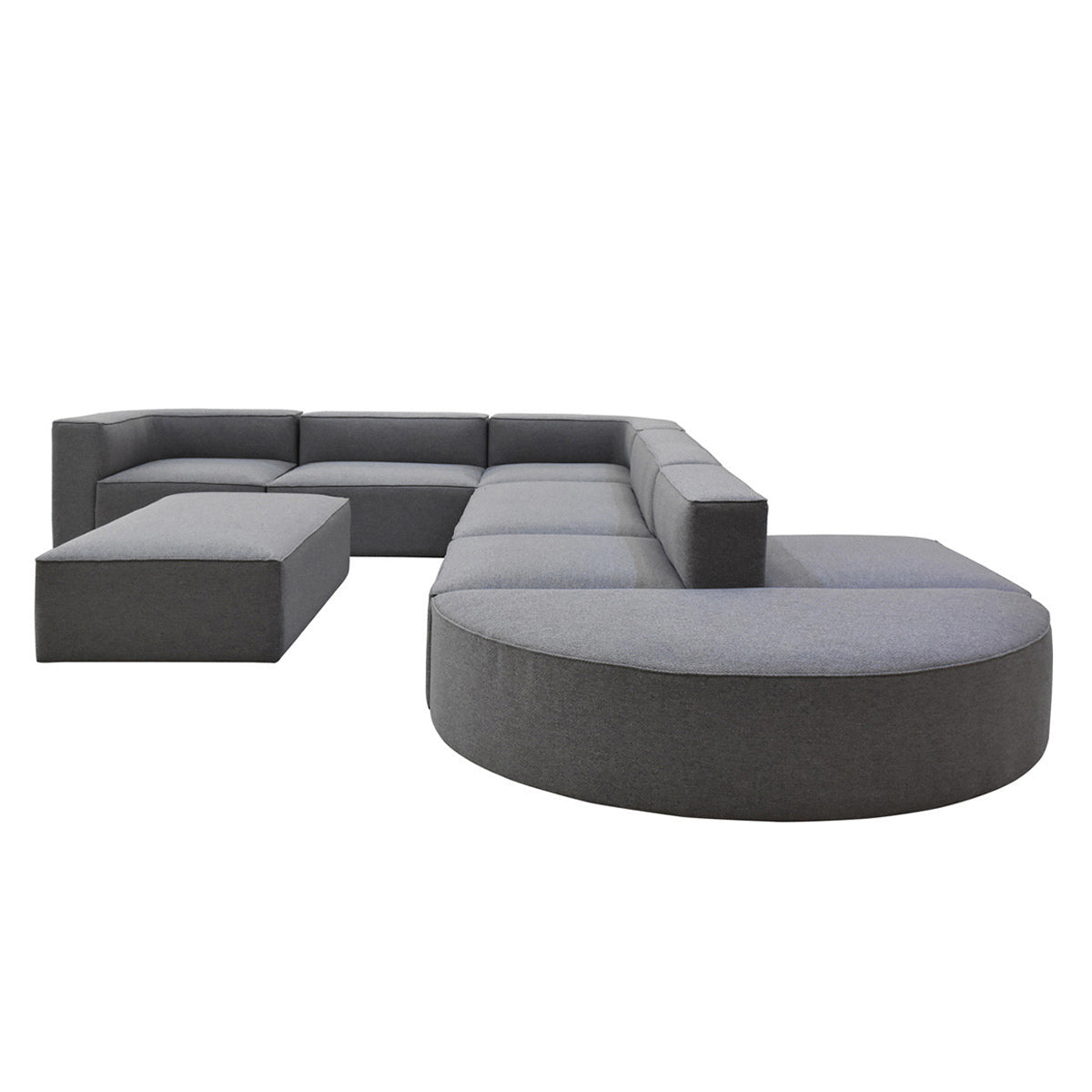 Malibu Upholstered Rectangle Ottoman Small