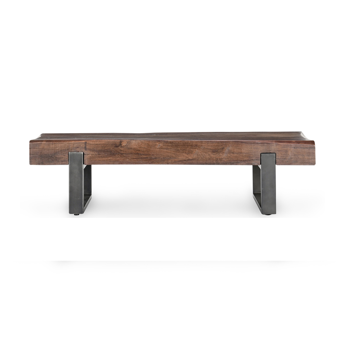 Duarte Accent Bench - Rustic Brown