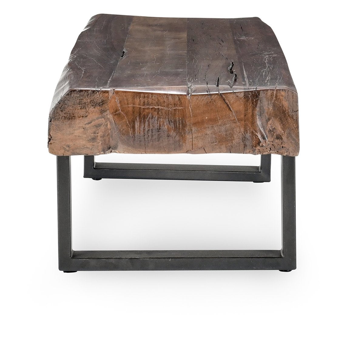 Duarte Accent Bench - Rustic Brown
