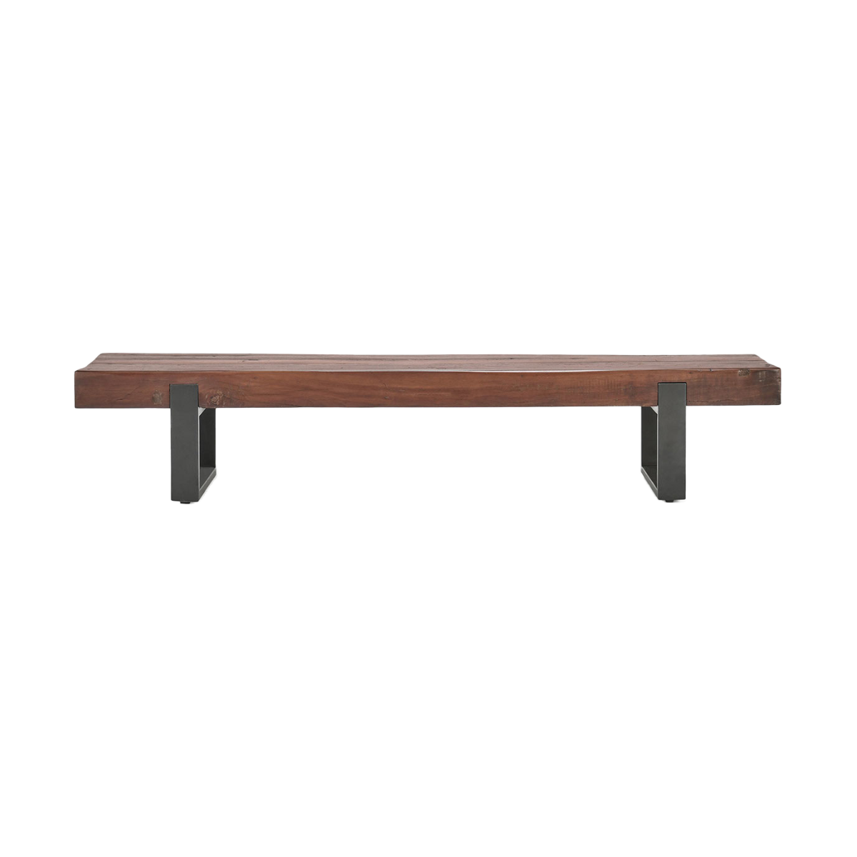 Duarte Accent Bench - Rustic Brown