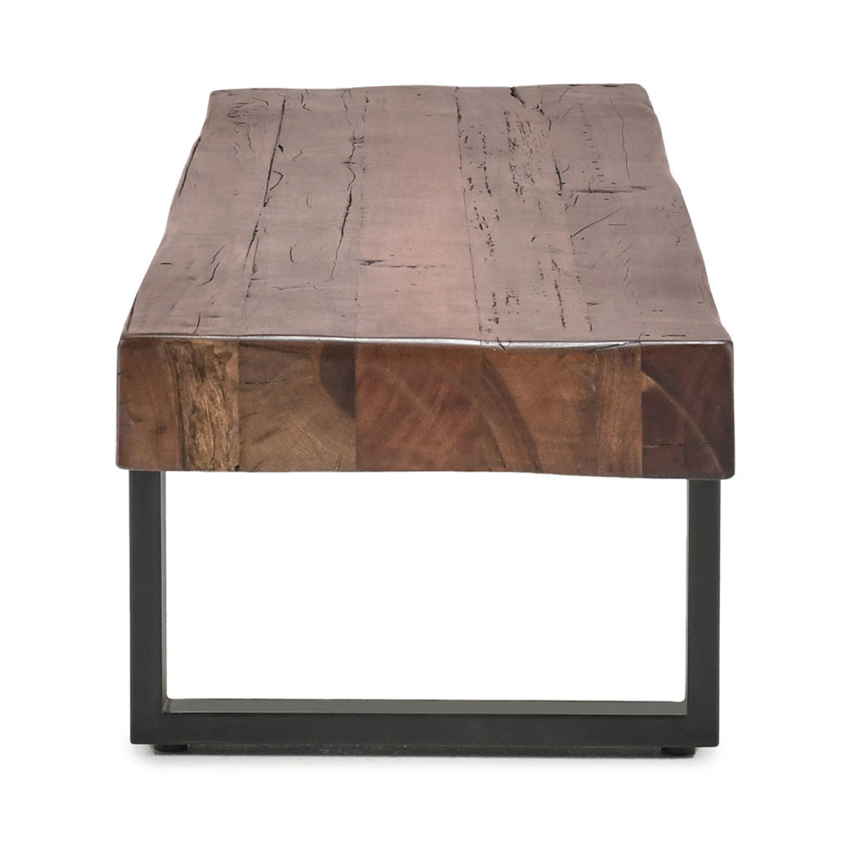 Duarte Accent Bench - Rustic Brown
