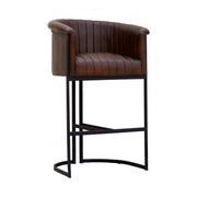 Seville Leather Bar Stool