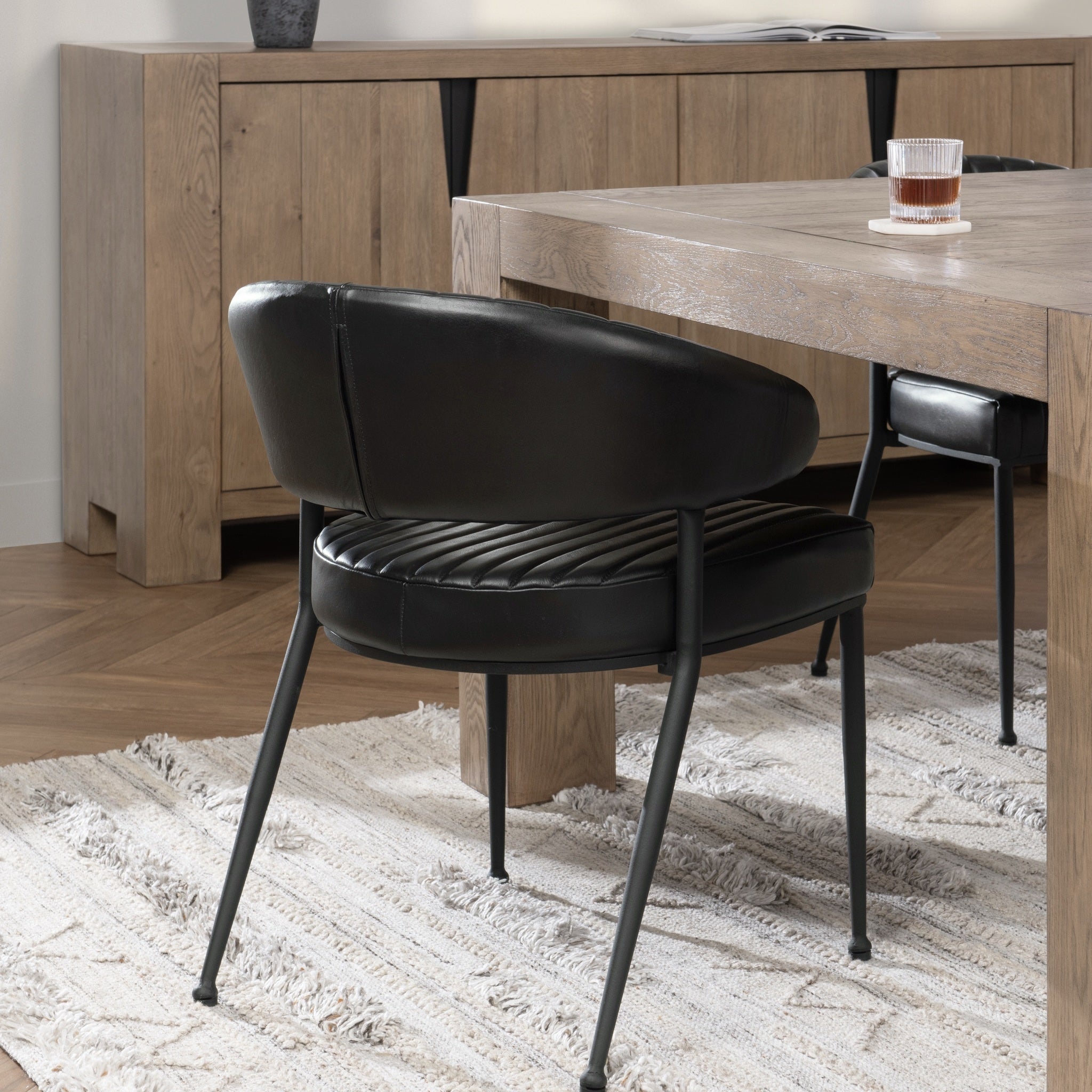 Umbria Dining Chair - Midnight Raven