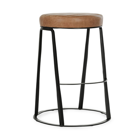 Sawyer Leather Counter Stool