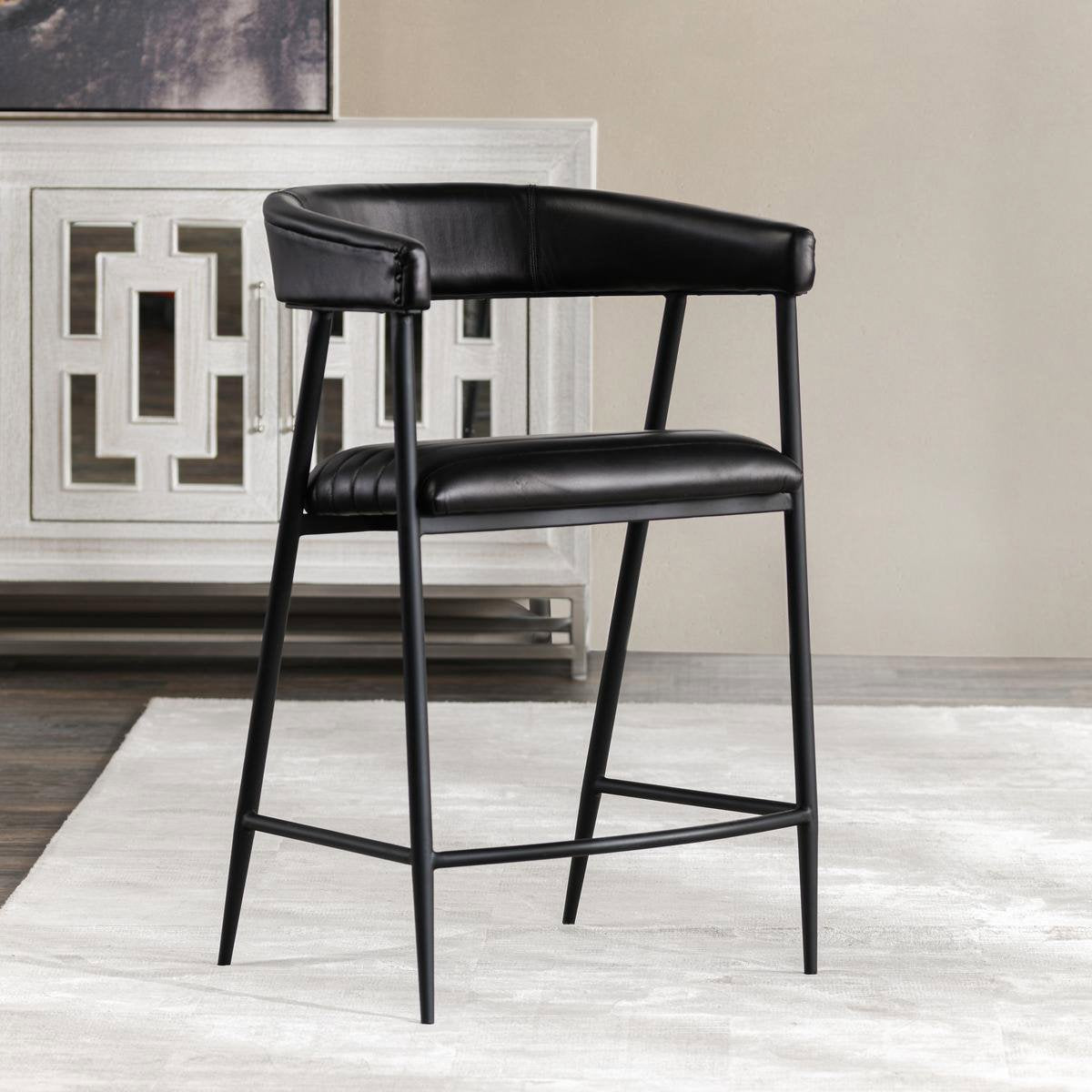 Preston Counter Stool - Midnight Raven
