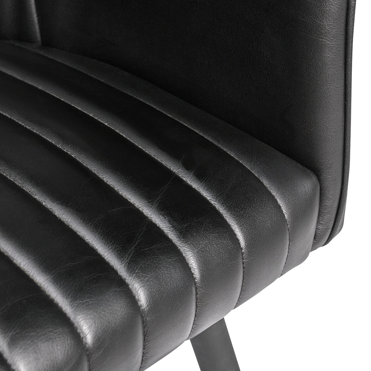 Leon Dining Chair - Midnight Raven - Jet Black