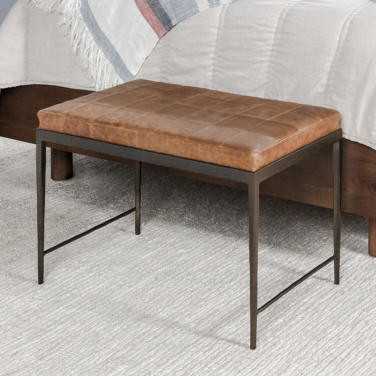 Malo Accent Bench - Sedona Brown