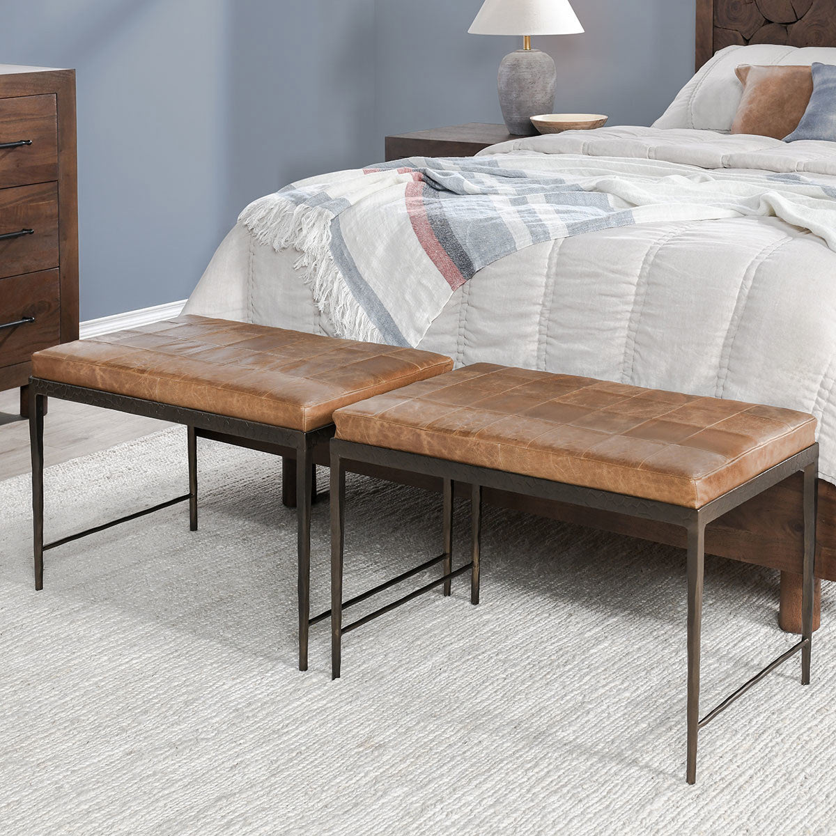 Malo Accent Bench - Sedona Brown