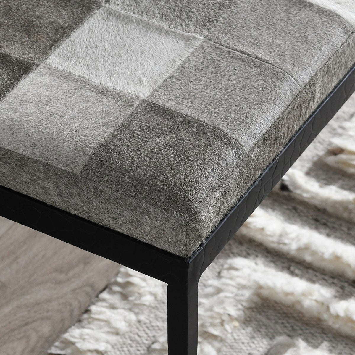 Achen Accent Bench - Sparrow Gray