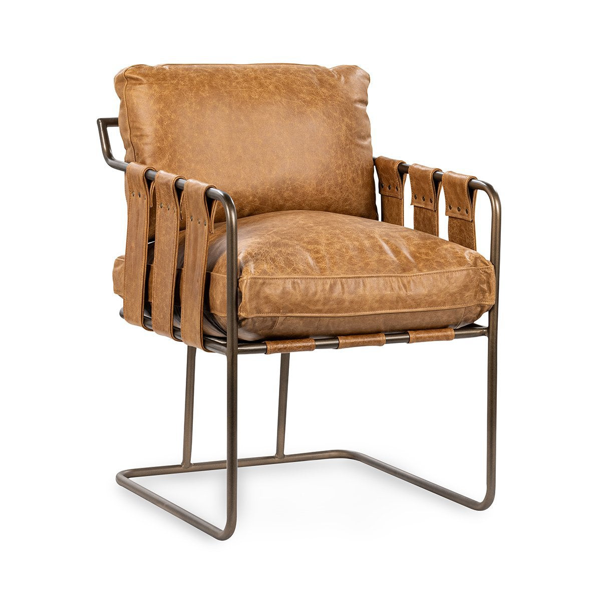 Strapling Dining Chair - Sedona Brown