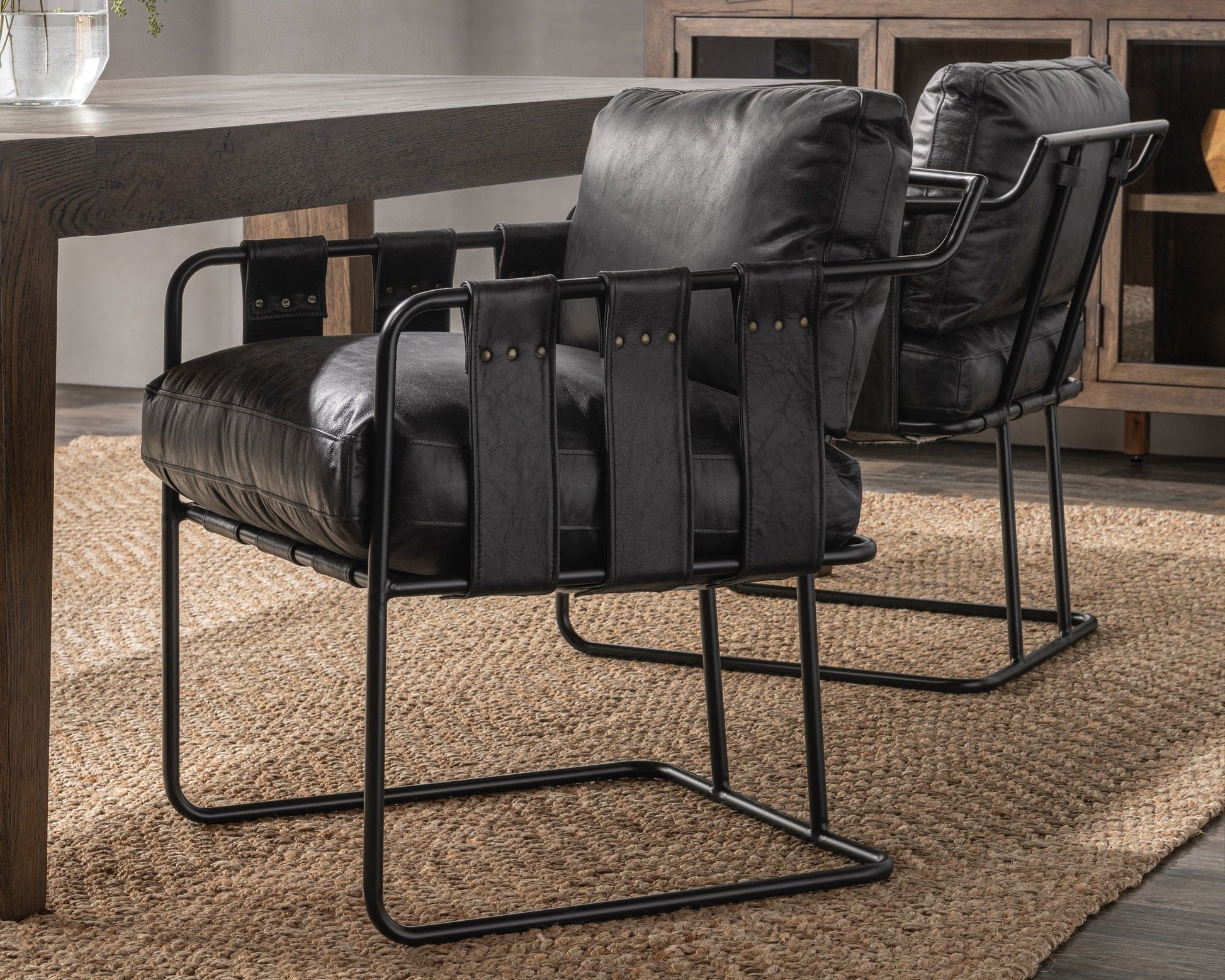 Strapling Dining Chair - Onyx Black