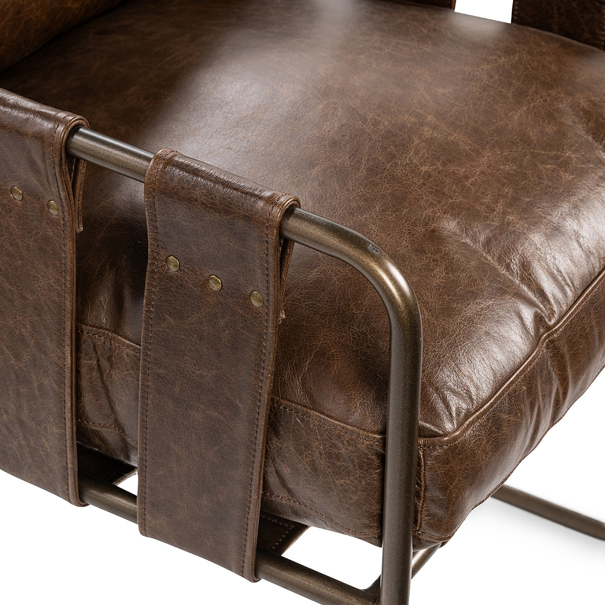 Strapling Dining Chair - Sedona Brown