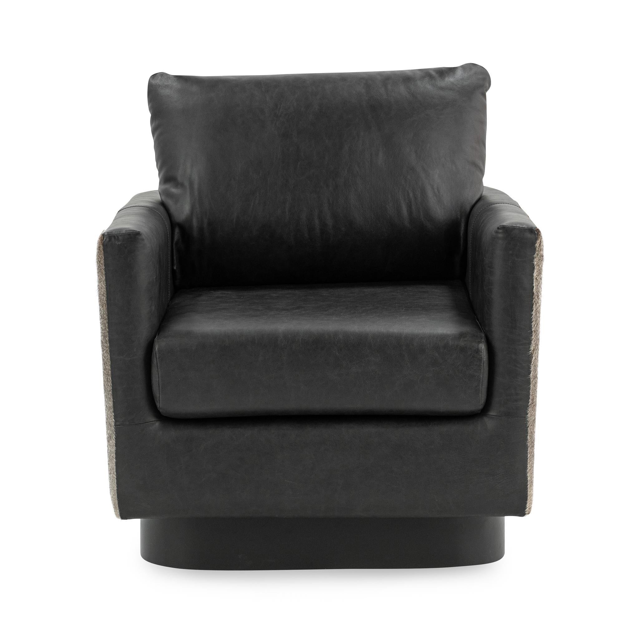 Lathe Swivel Chair - Onyx Black