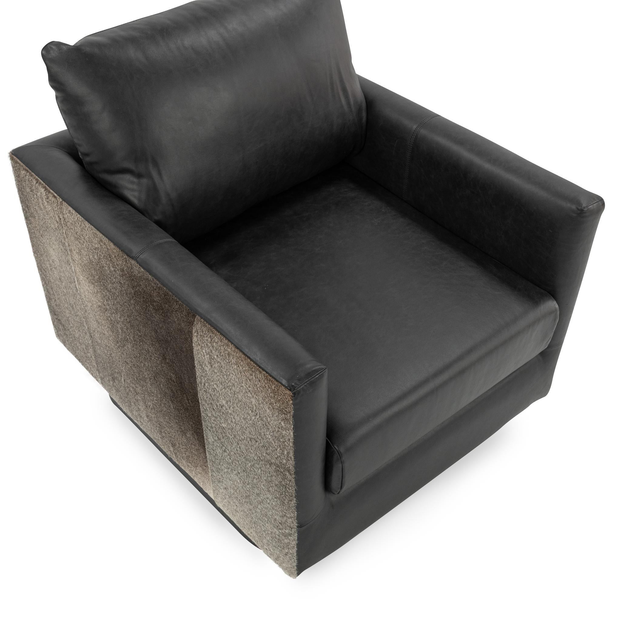 Lathe Swivel Chair - Onyx Black