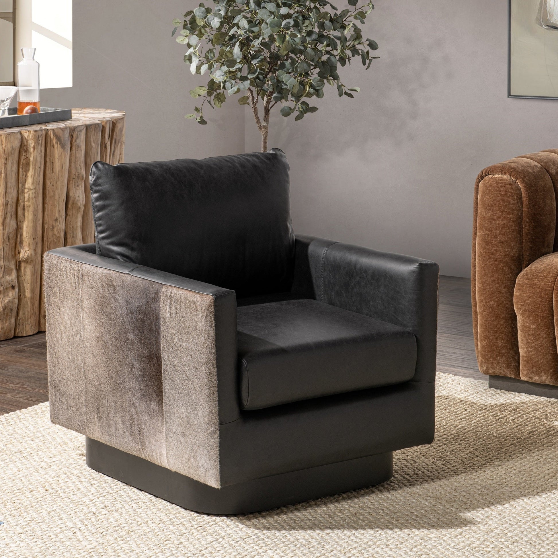 Lathe Swivel Chair - Onyx Black