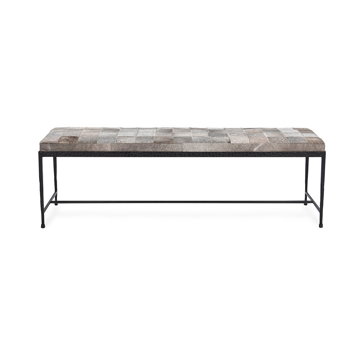Achen Hide Bench - Gray
