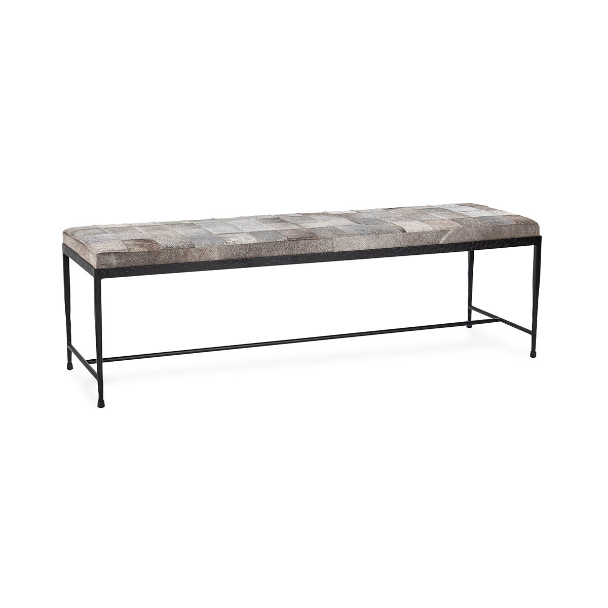 Achen Hide Bench - Gray