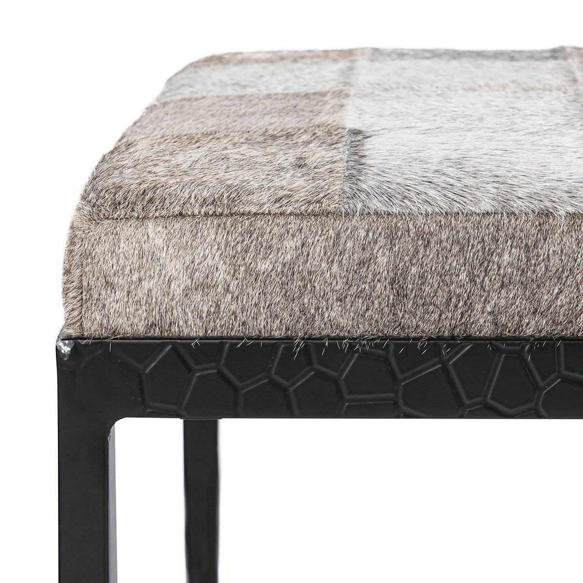 Achen Hide Bench - Gray