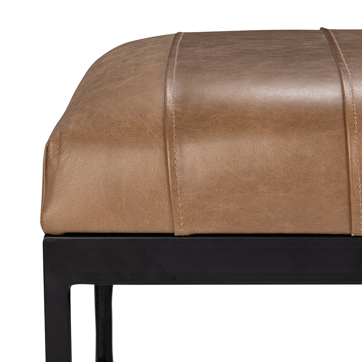 Madeleine Accent Bench - Dune Walnut - Taupe