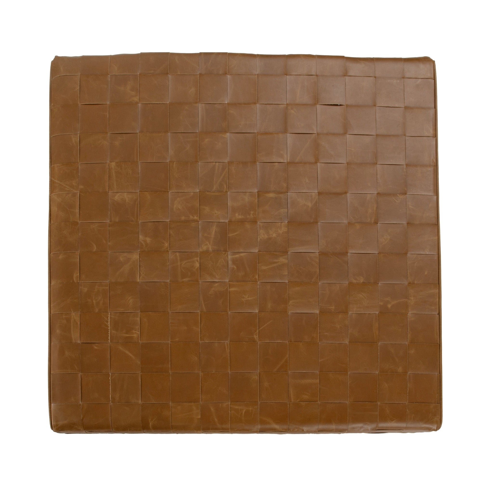 Aristo Square Ottoman - Autum Maple - Chestnut