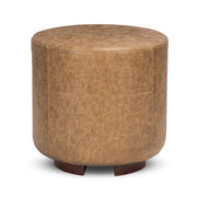 Millo 18" Round Ottoman - Sedona Brown - Chestnut