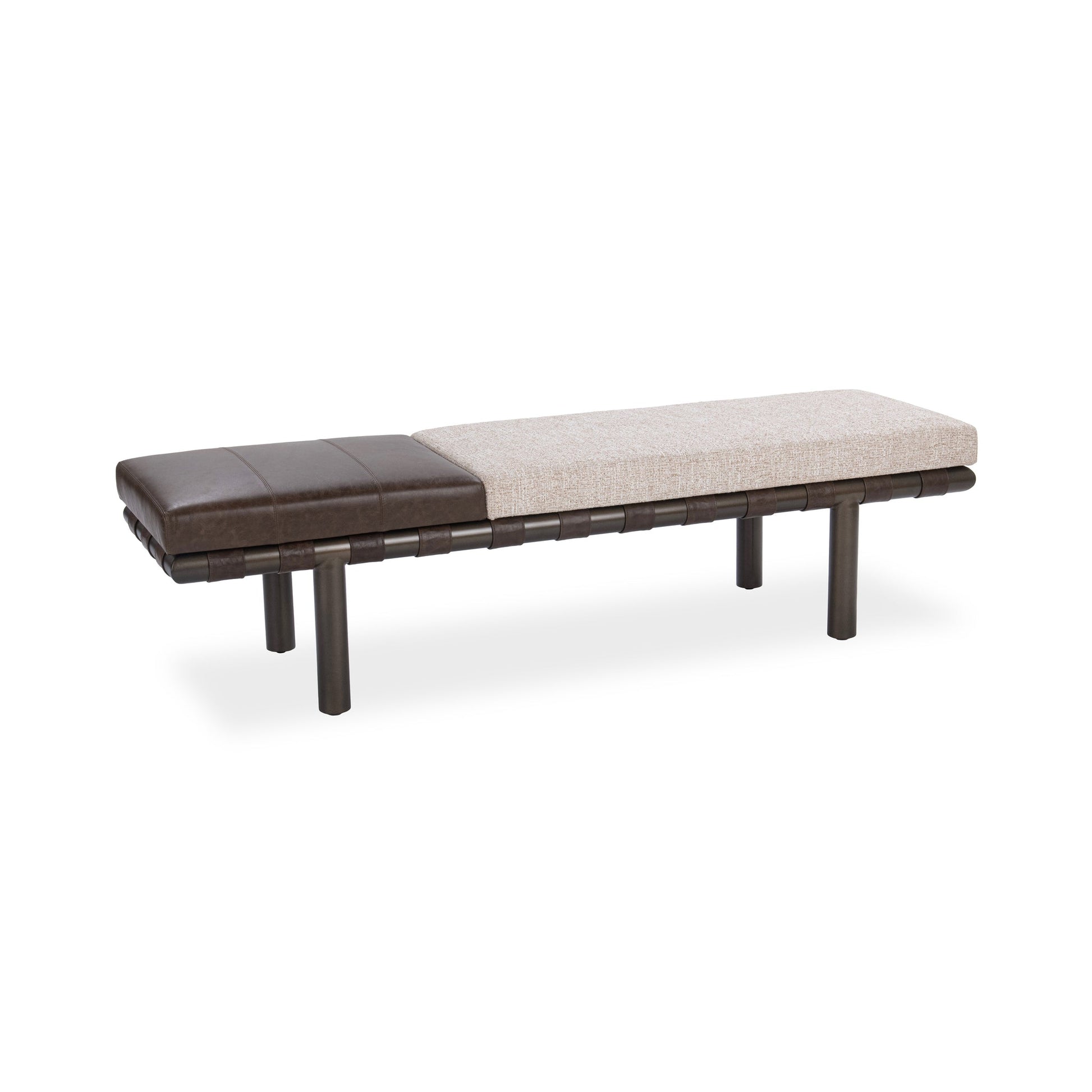 Brooklyn Accent Bench - Cocoa Latte