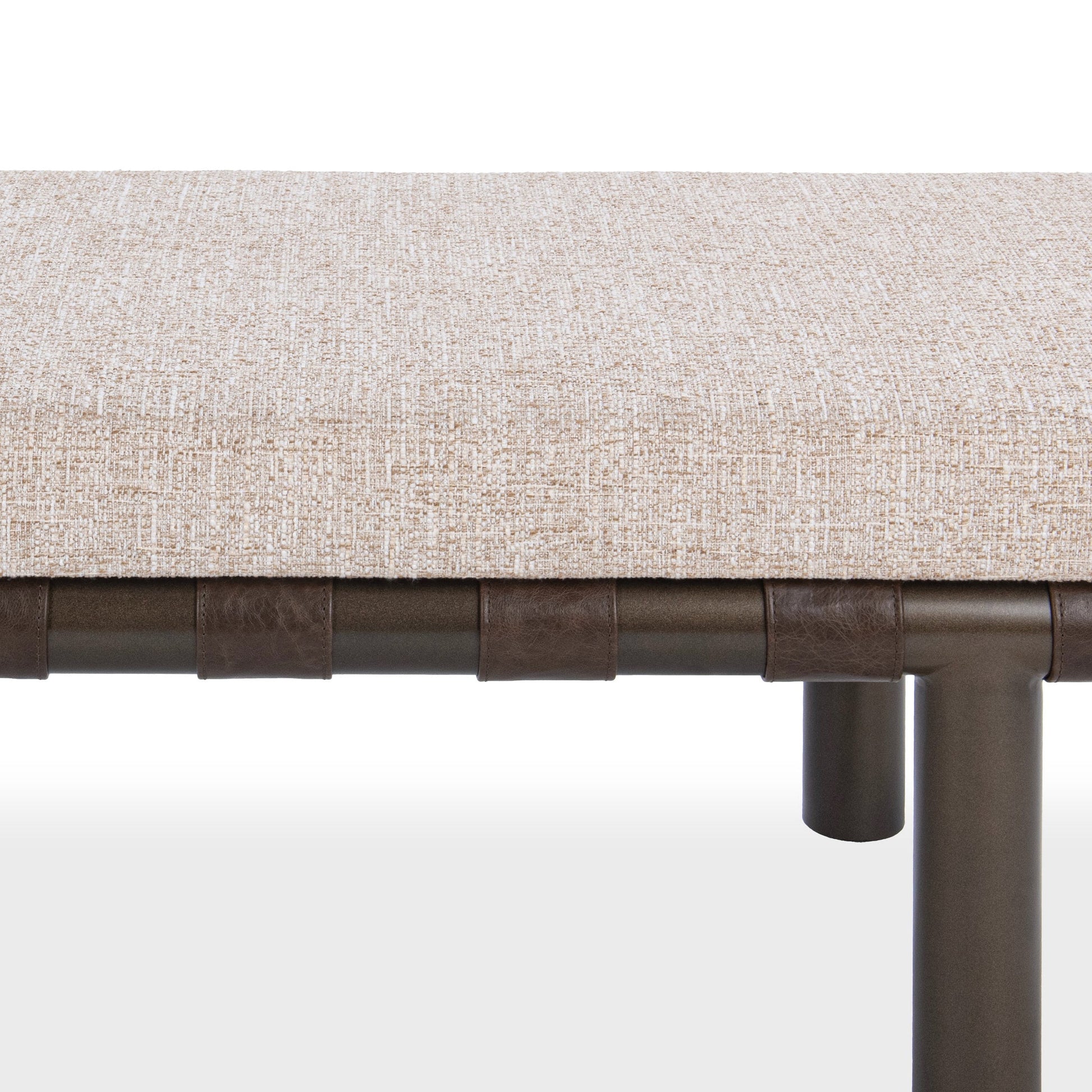 Brooklyn Accent Bench - Cocoa Latte