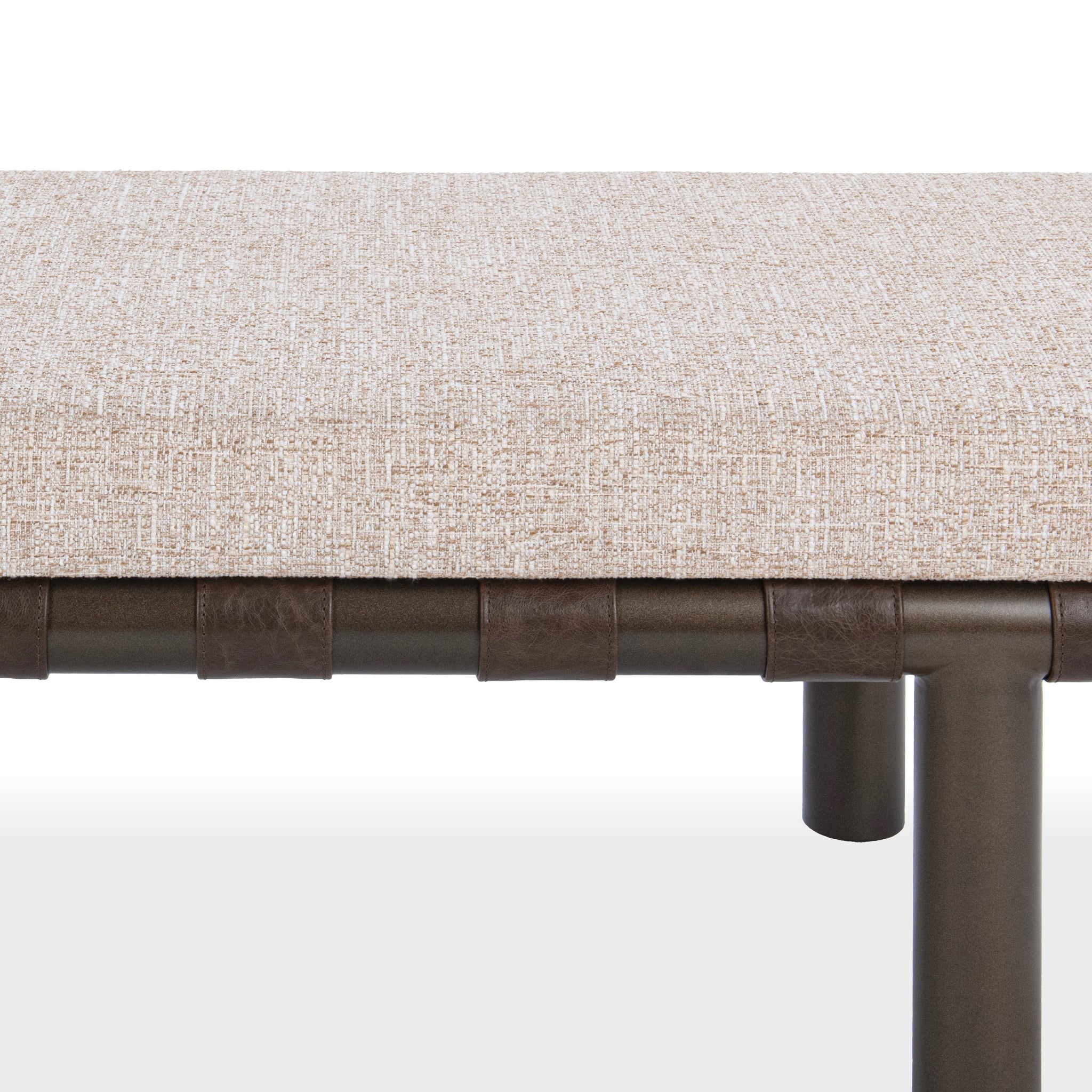 Brooklyn Accent Bench - Cocoa Latte