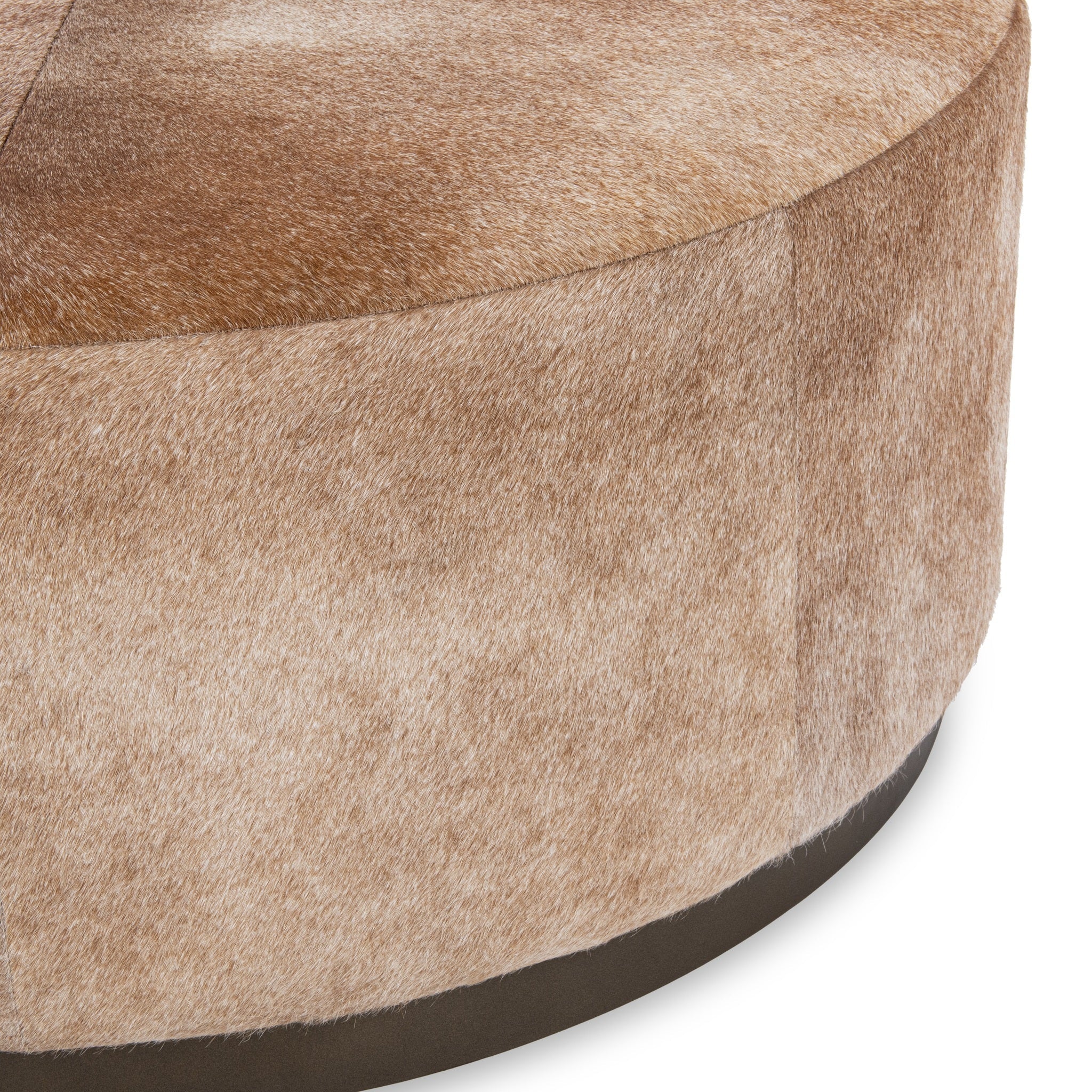 Andre Round Ottoman - Canyon Dust