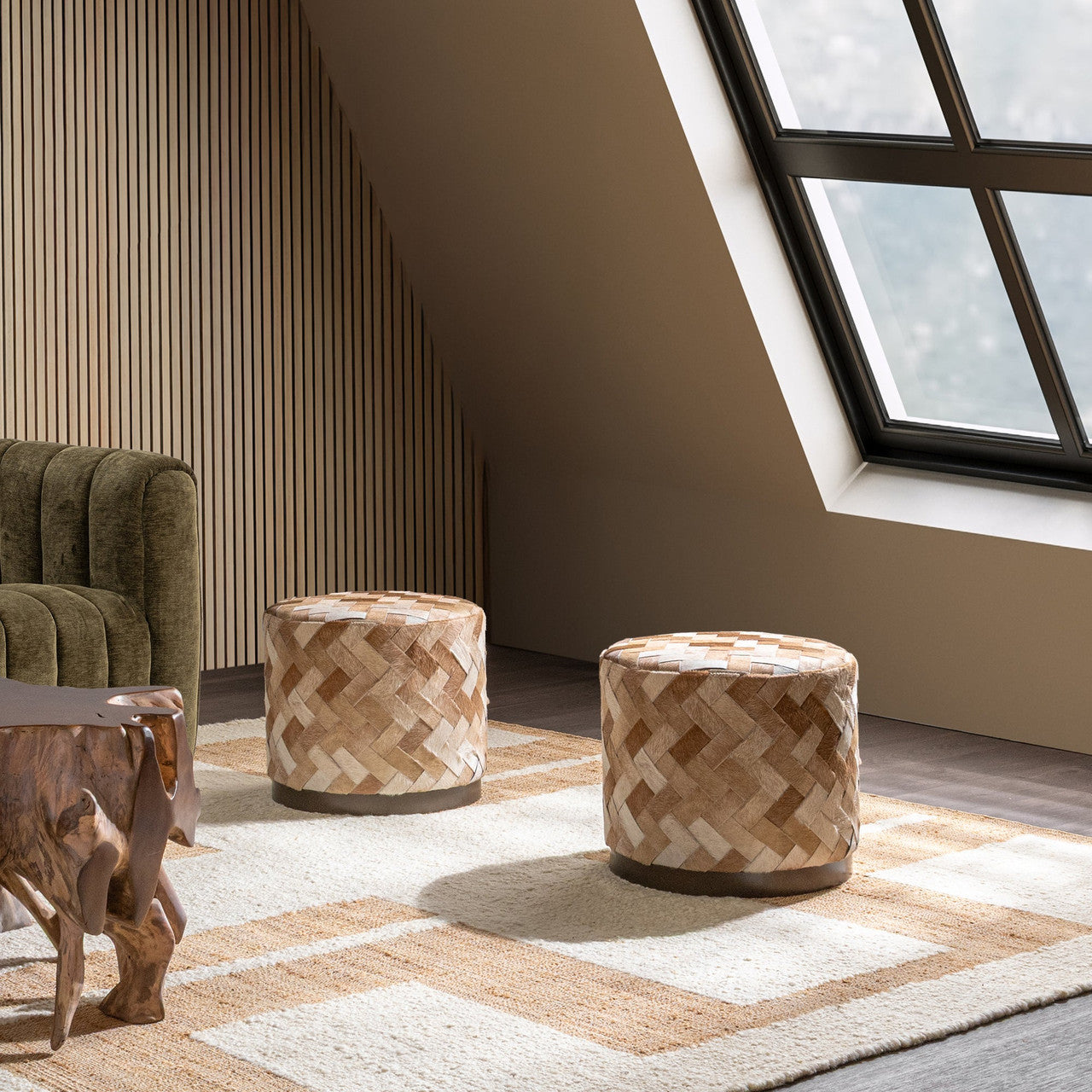 Sasha Canyon Dust Accent Stool