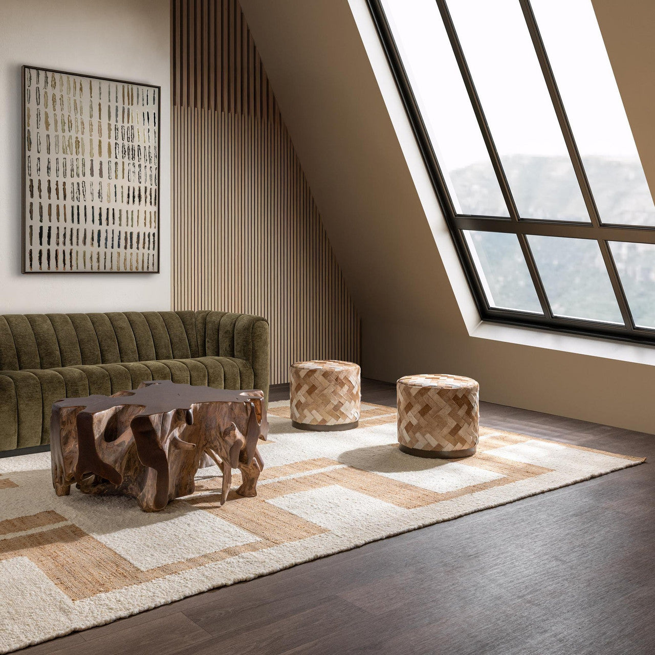 Sasha Canyon Dust Accent Stool