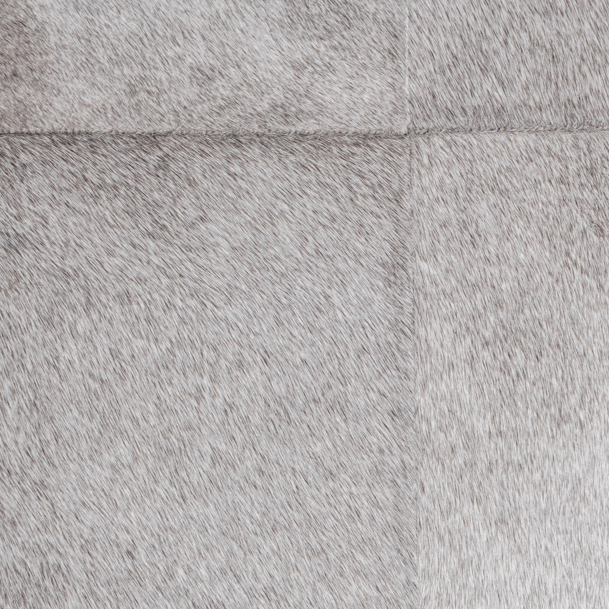Landyn 18" Square Ottoman - Sparrow Gray