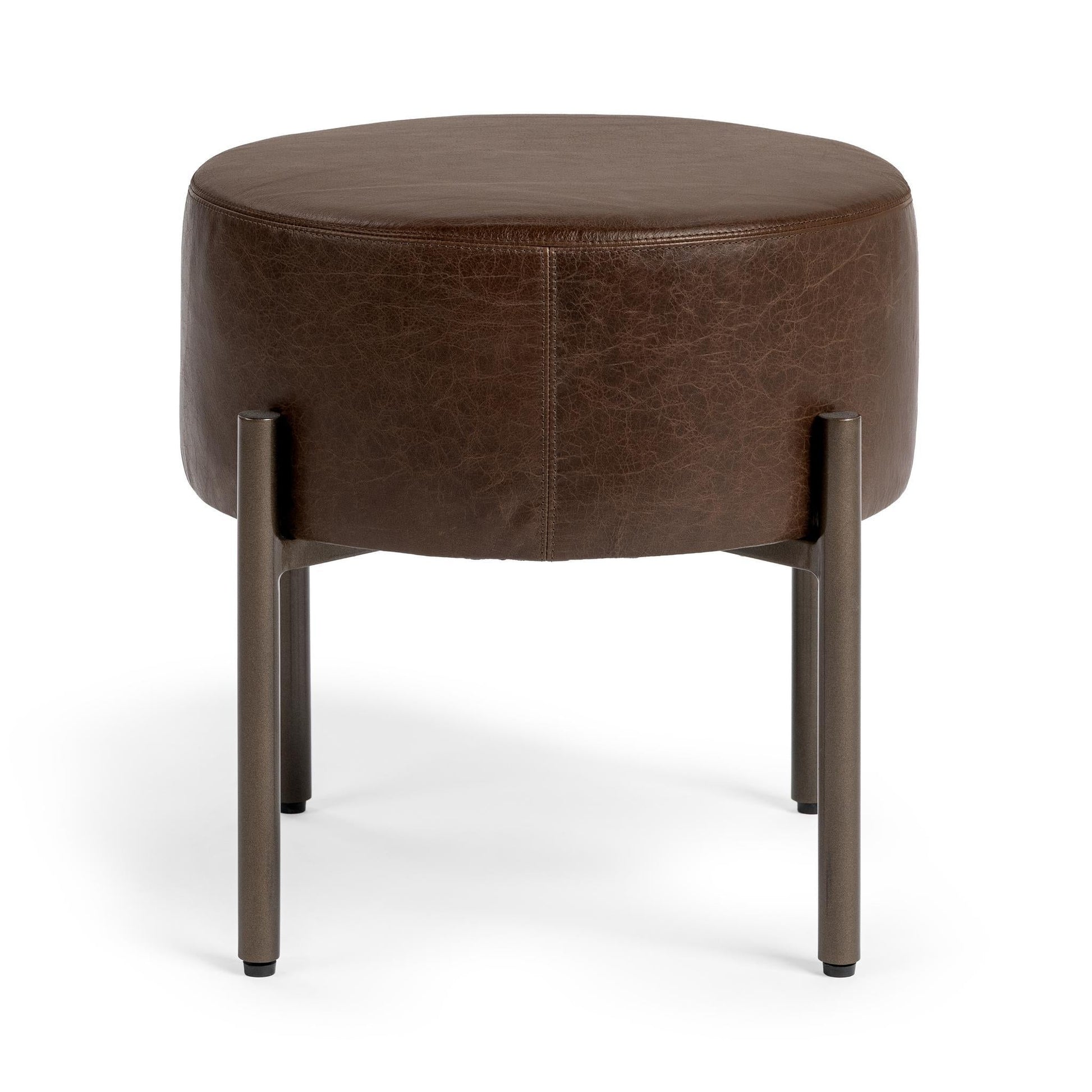 Aimie Accent Stool - Cocoa Brown