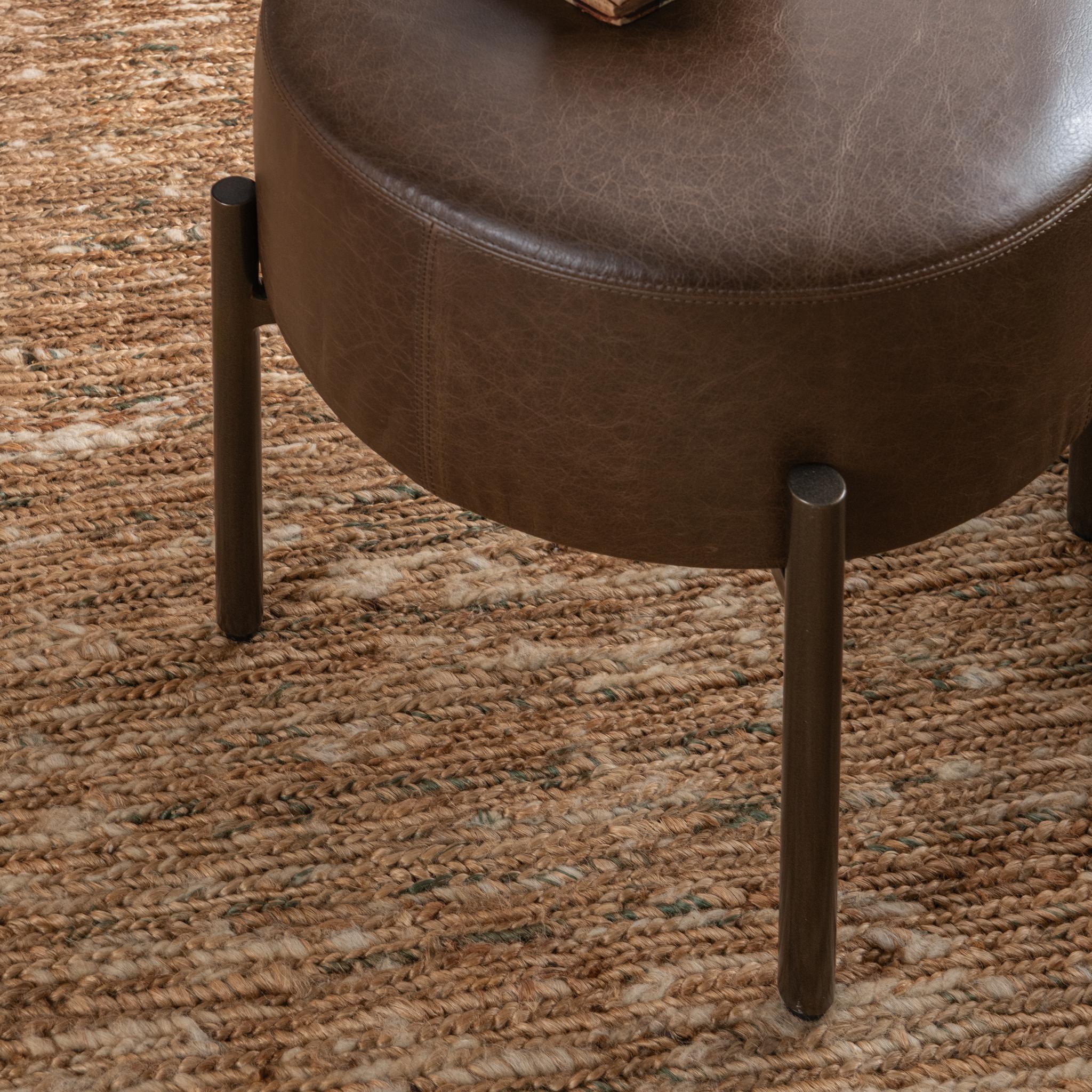 Aimie Accent Stool - Cocoa Brown