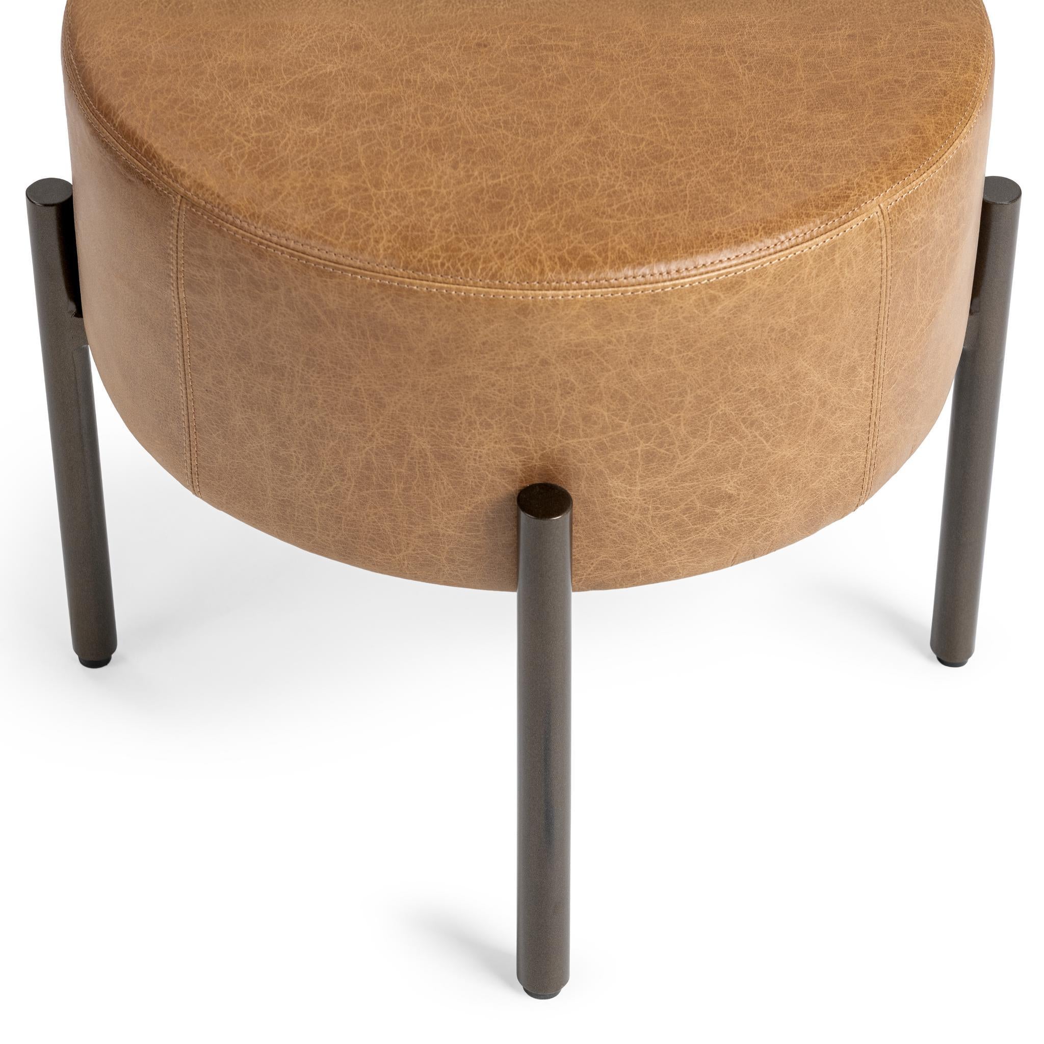 Aimie Accent Stool - Sedona Brown