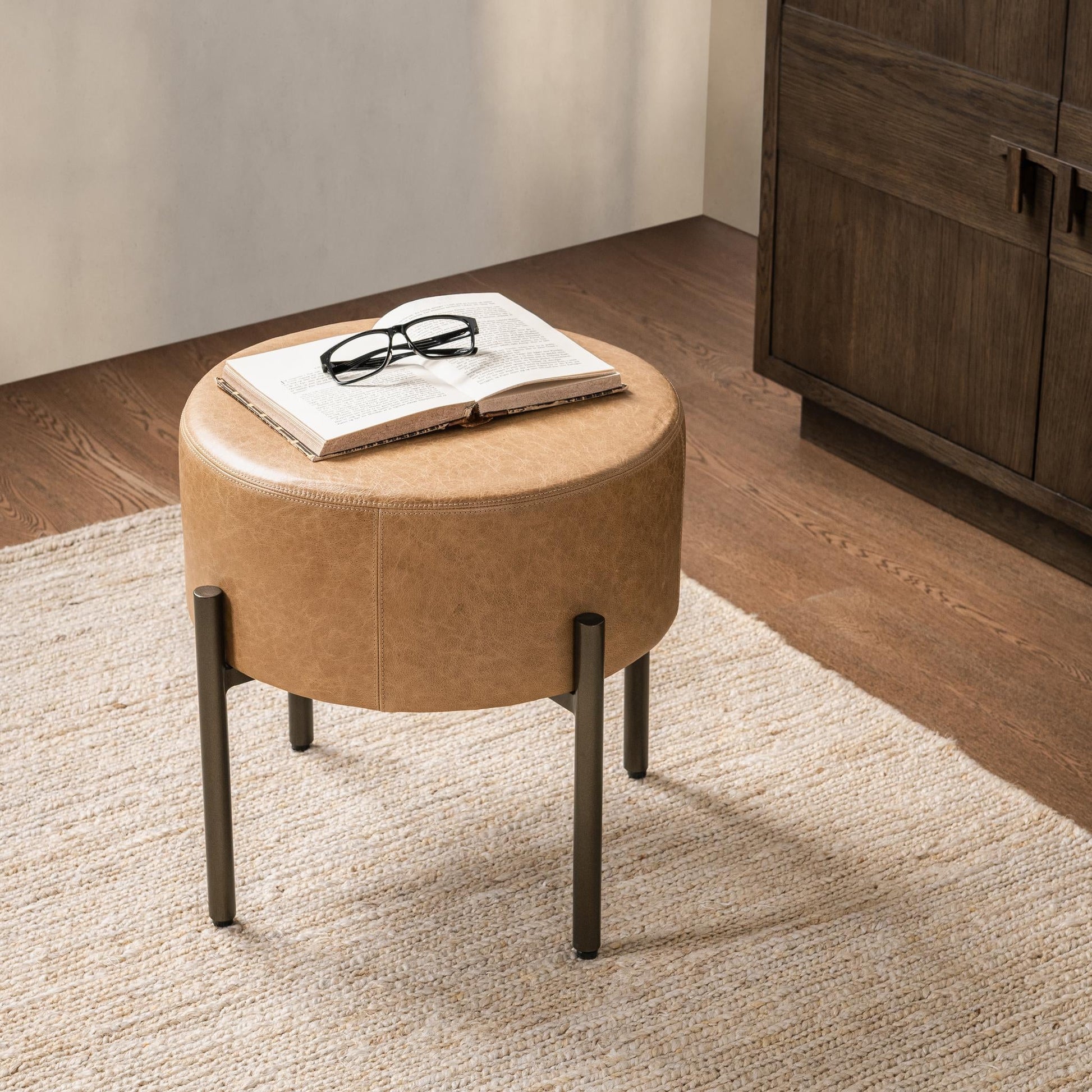 Aimie Accent Stool - Sedona Brown
