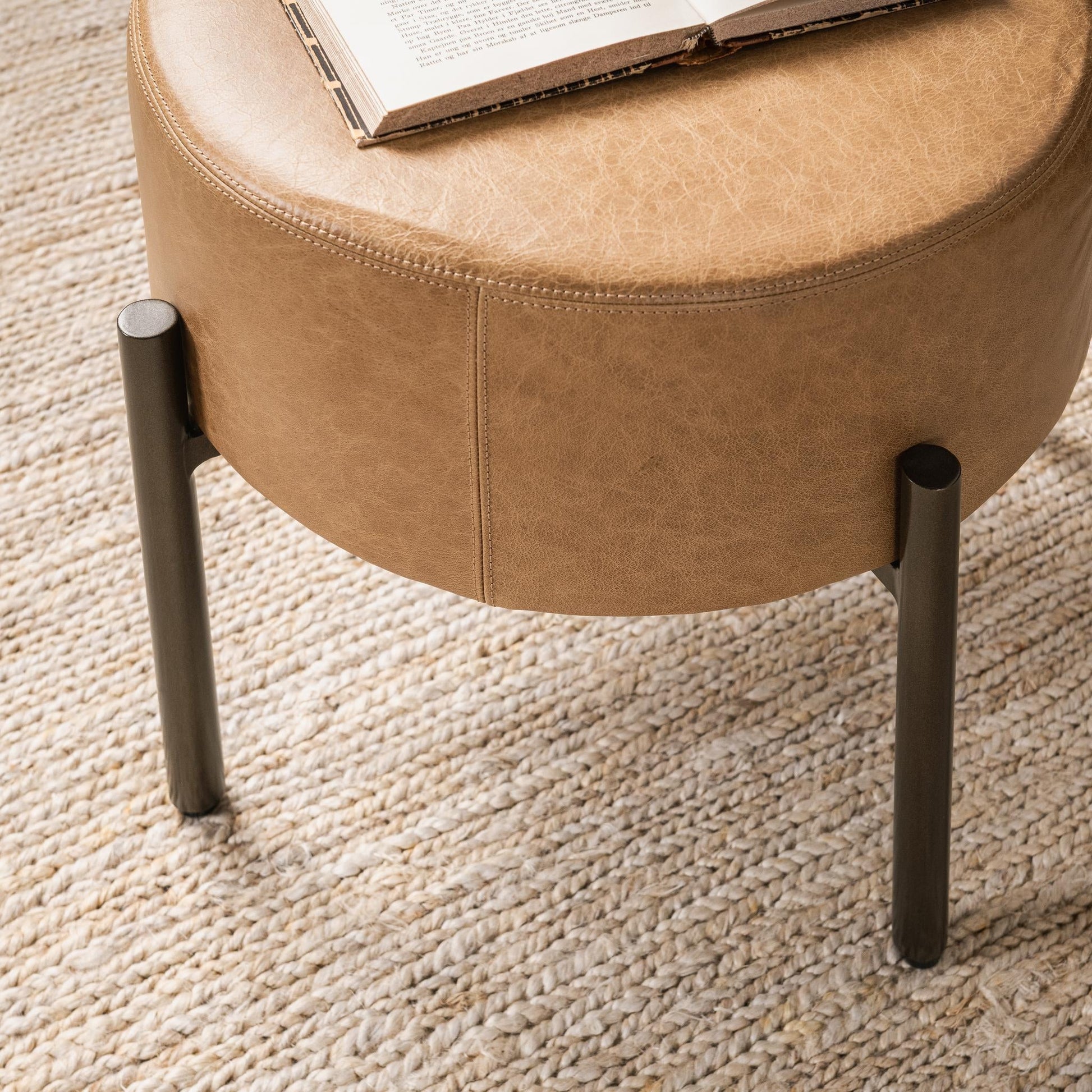 Aimie Accent Stool - Sedona Brown