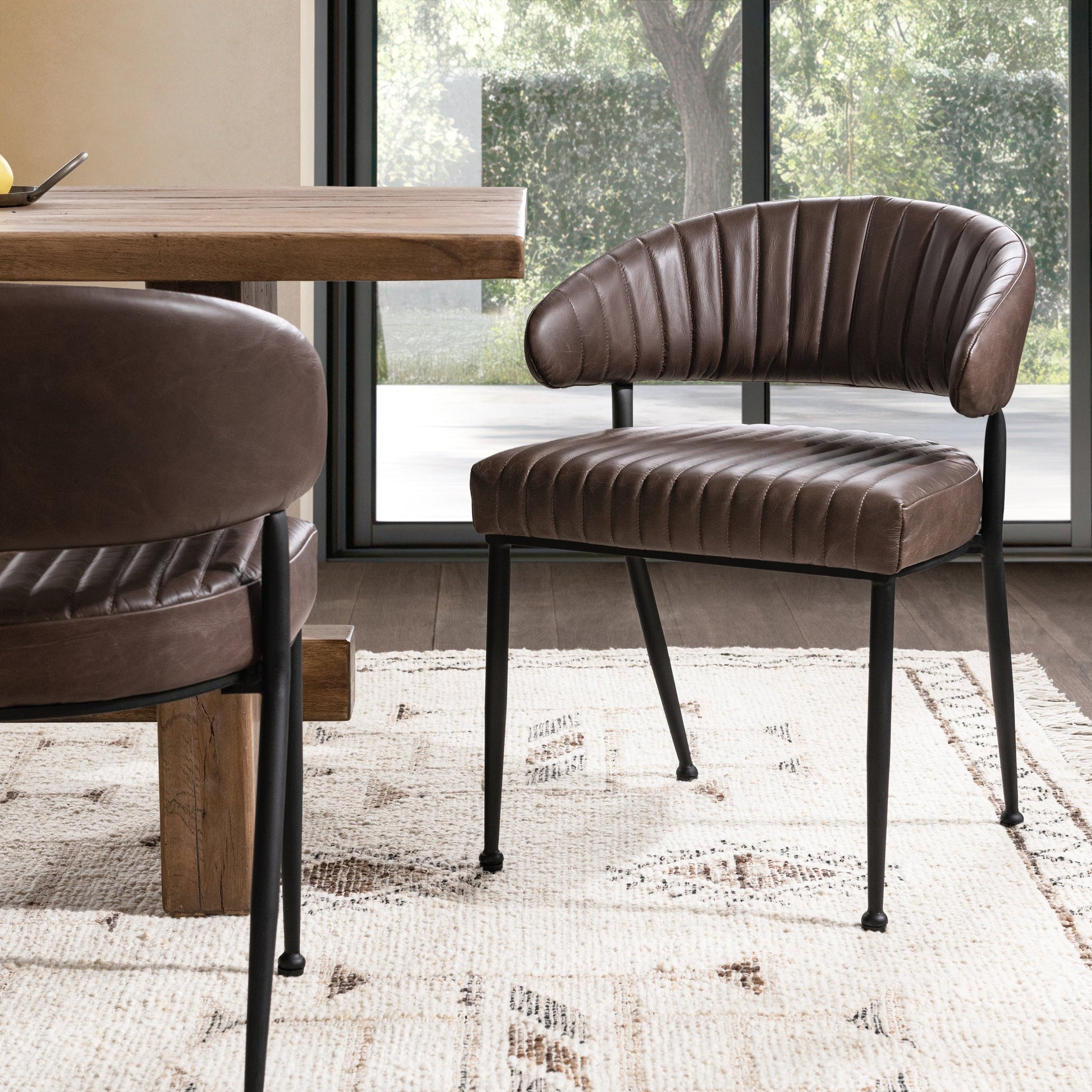 Umbria Dining Chair - Burnished Walnut