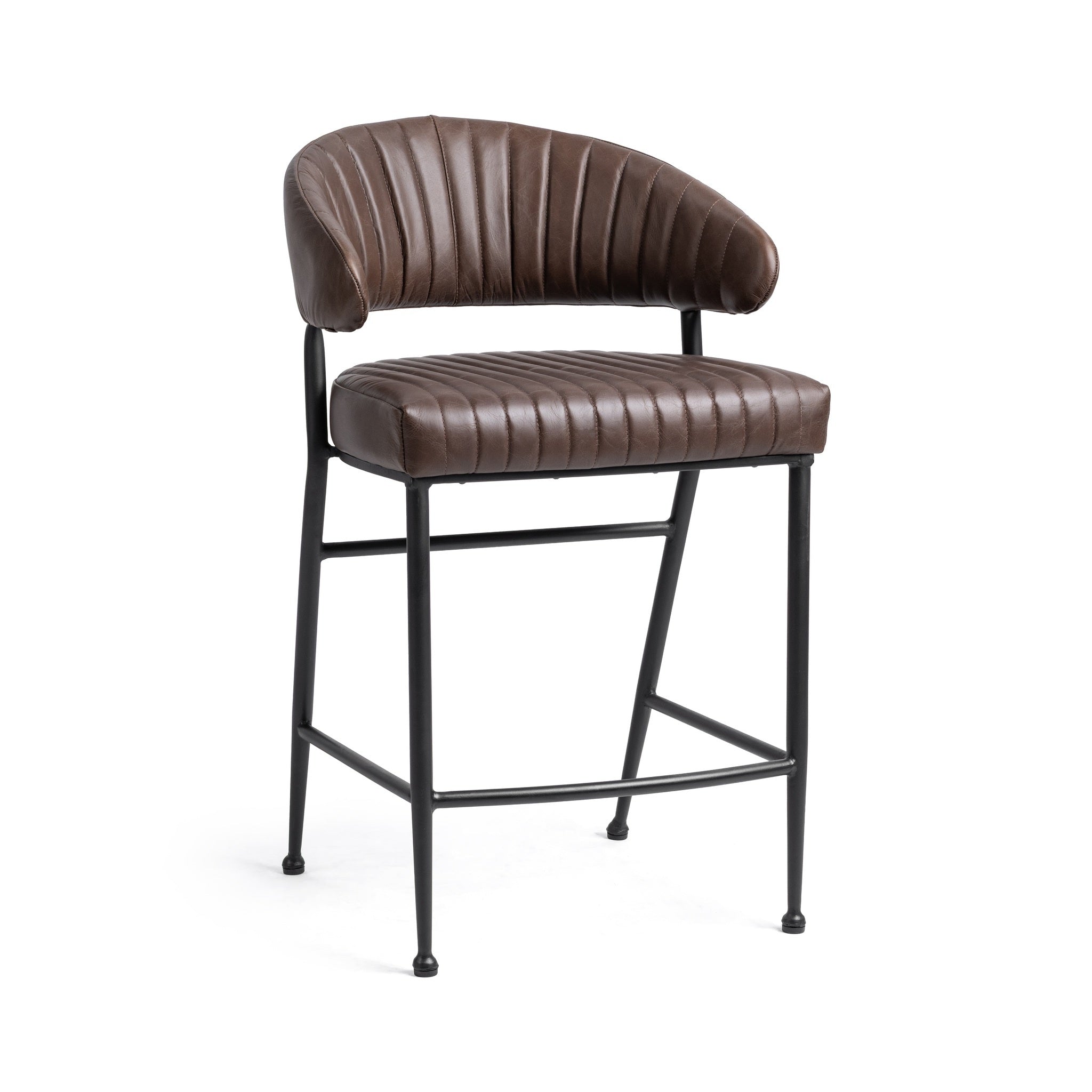Umbria 26" Counter Stool - Burnished Walnut