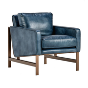 Chazzie Accent Chair - Ocean Blue