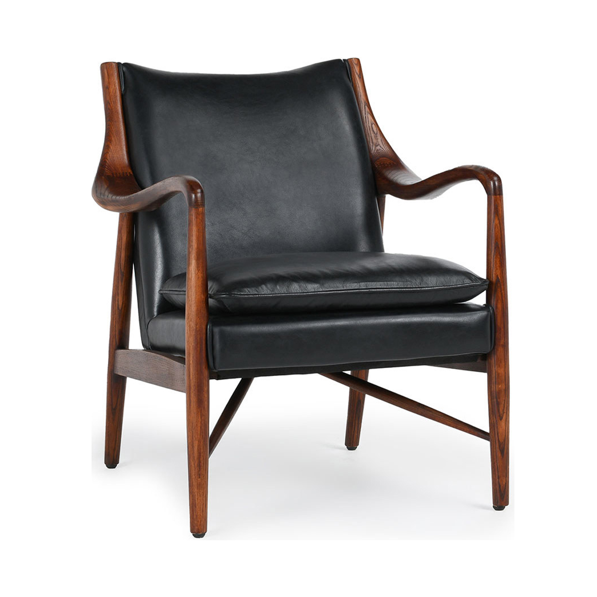 Kiannah Accent Chair - Jet Black