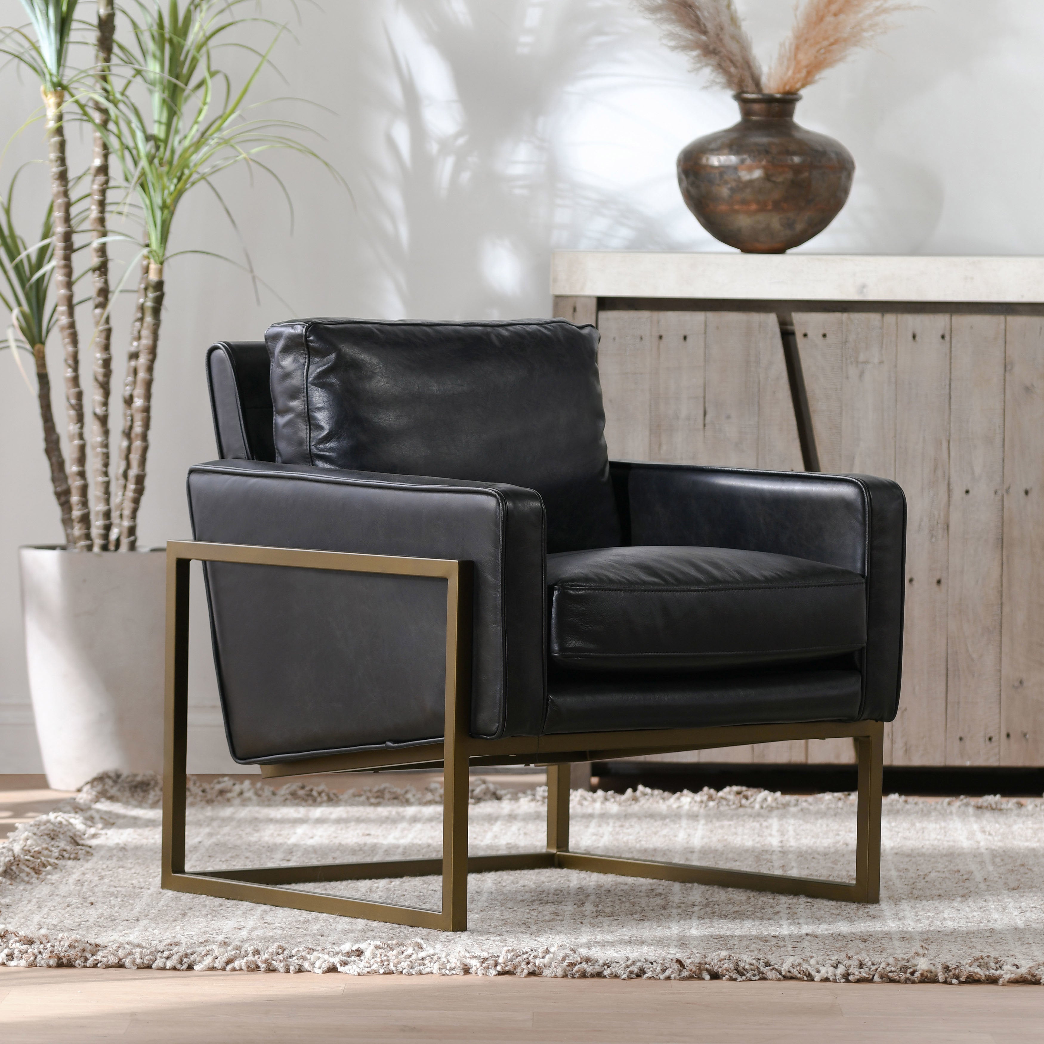 Ken Accent Chair - Jet Black
