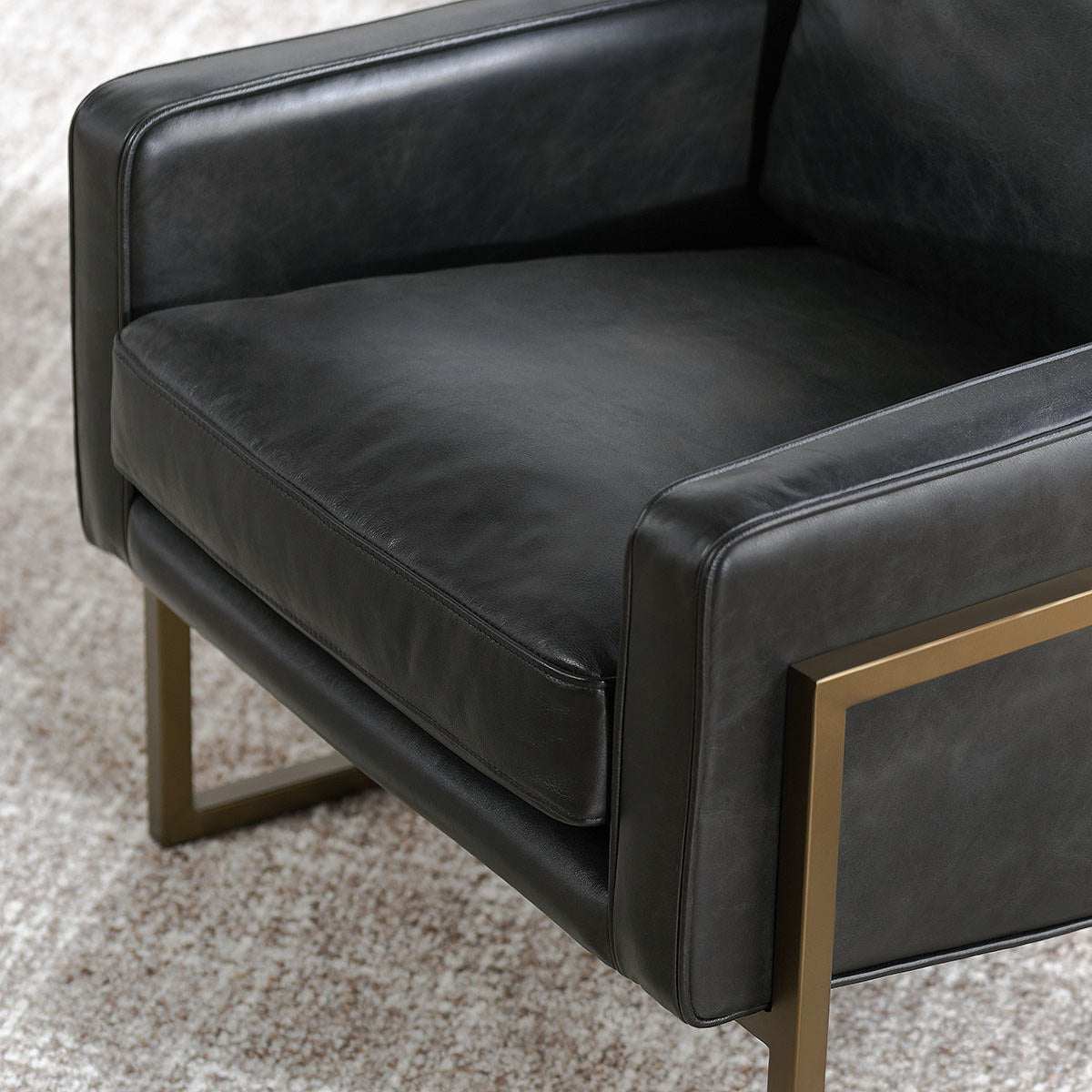 Ken Accent Chair - Jet Black