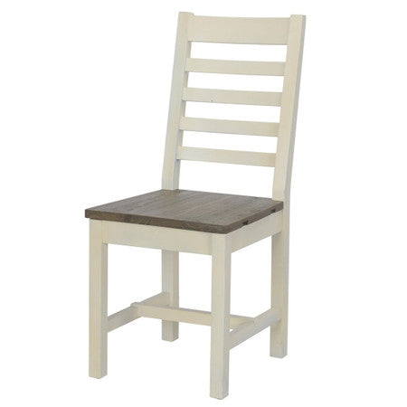 Coastal Farmhouse Reclaimed Wood Dining Chair